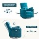 preview thumbnail 12 of 68, HOMYKA Power Rocker Swivel Recliner with USB and Type-C Ports