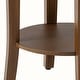 preview thumbnail 17 of 15, COSIEST 2-Tier Round Accent End Table with Shelf