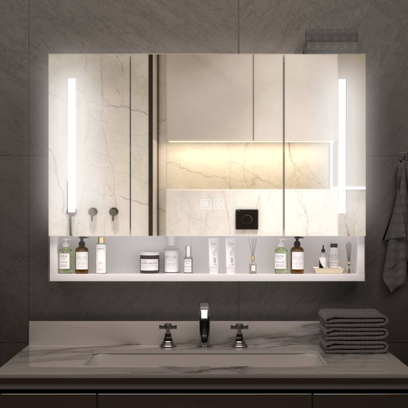 Medicine Cabinets with Mirrors and LED Lights