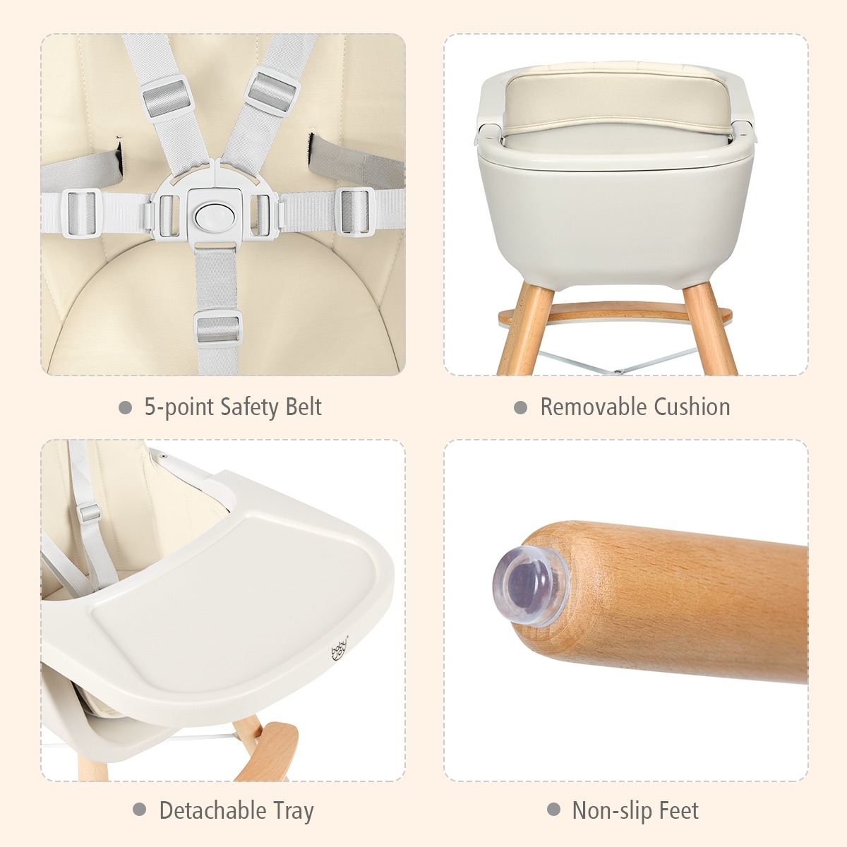 Baby joy 5 hotsell in 1 high chair