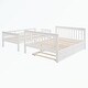 preview thumbnail 28 of 46, Stairway Twin-Over-Full Bunk Bed with Twin size Trundle