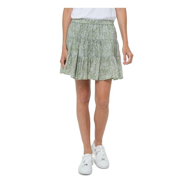 MICHAEL KORS Womens Green Short A-Line Skirt Size XXS - - 33839848