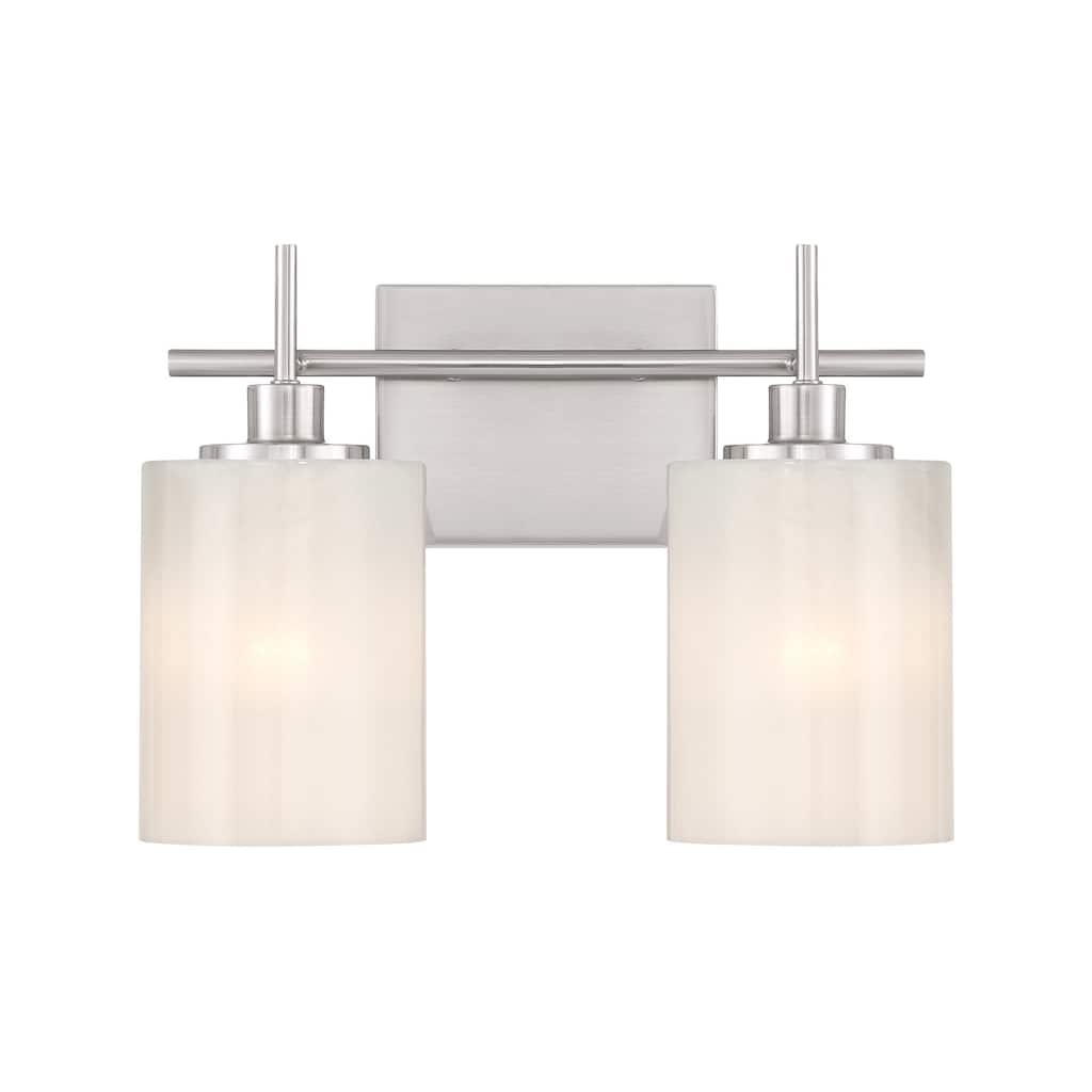 Bellevue SHBF18114 2 Light 14" Wide Vanity Light with Strié Glass