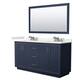 Option Dark Blue / White Quartz Top / Brushed Nickel