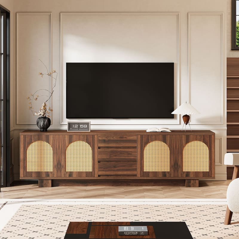 70.9" Modern TV Stand Entertainment Center for TVs up to 80"