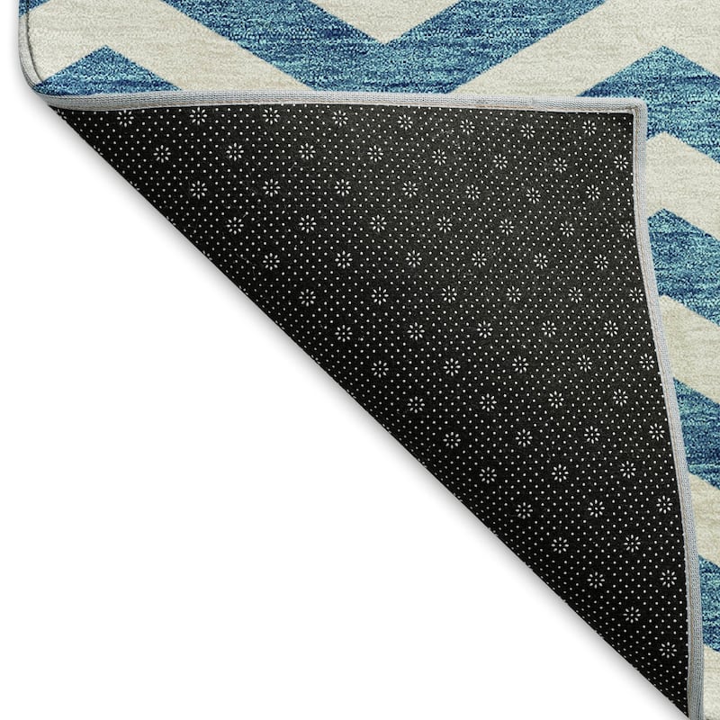 Premium Washable Super Soft Modern Chevron Mayfield Rug