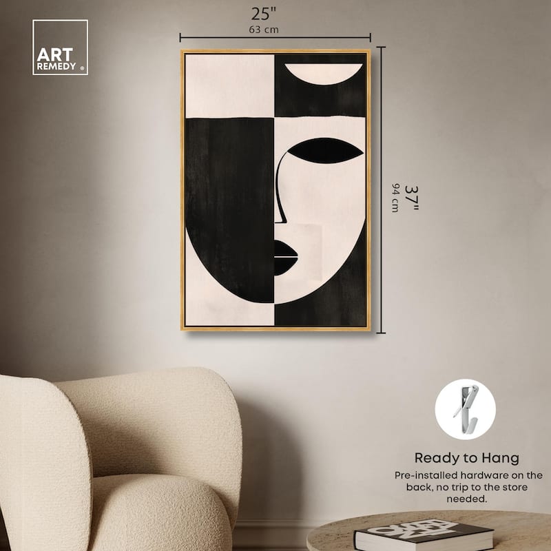 Divided Self II Canvas by Art Remedy