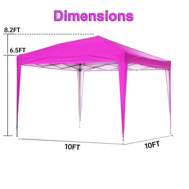 Ainfox 10 x 10 ft Pop-Up Canopy Tent Gazebo for Party Garden