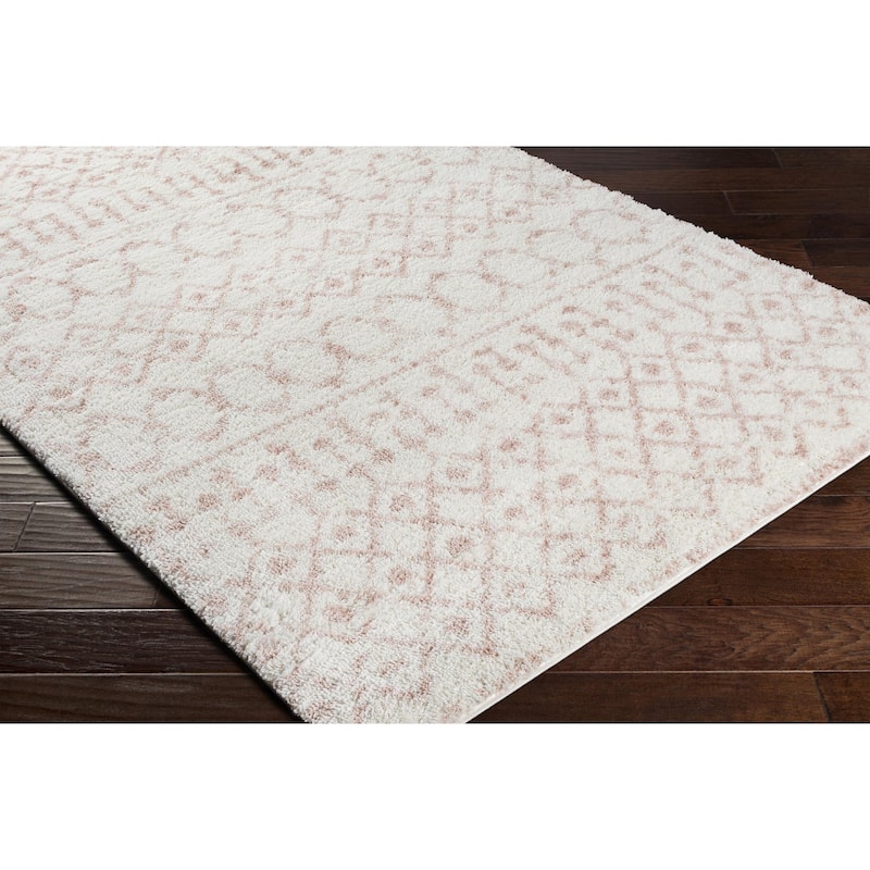 Livabliss Aliyah Shag Moroccan Tribal Area Rug