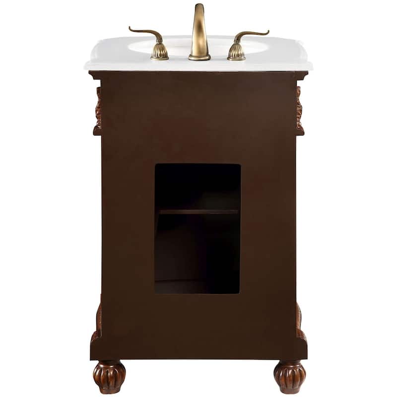 Elegant Lighting VF-1009-VW Danville 24" Free Standing Single Basin