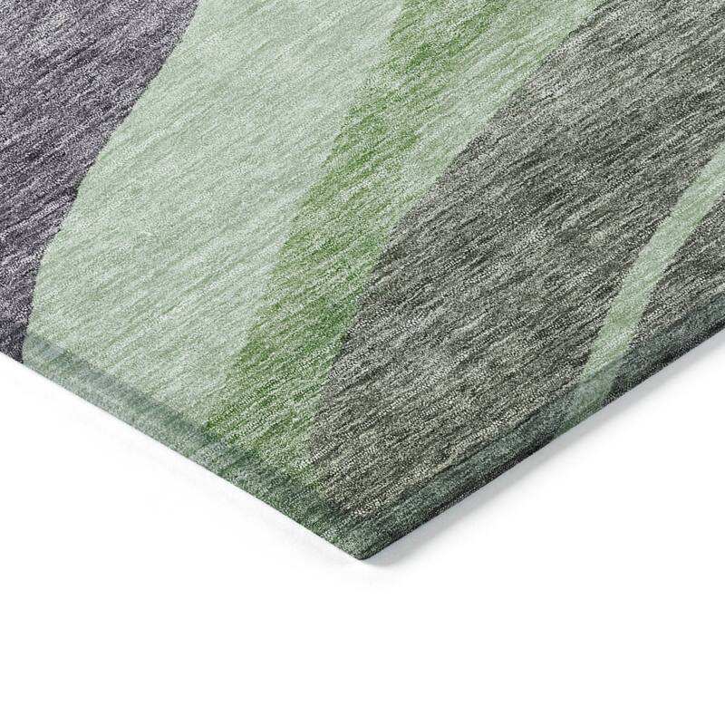 Machine Washable Indoor/ Outdoor Contemporary Deco Chantille Rug