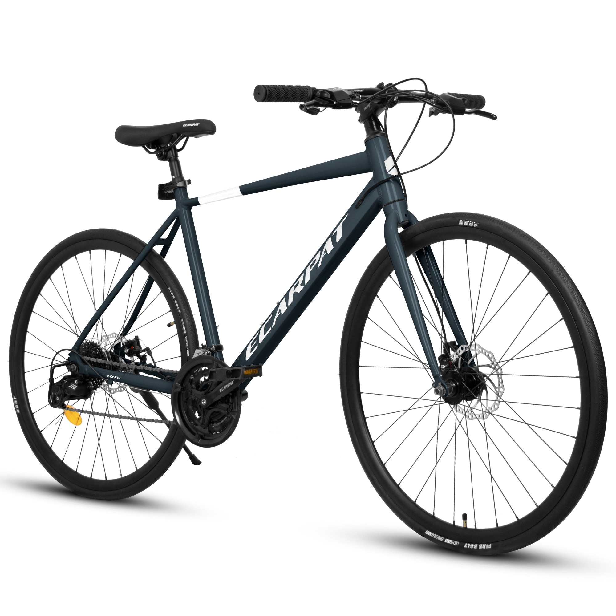 Hybrid bike with shocks store