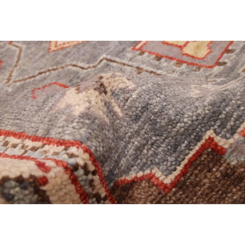 ECARPETGALLERY Hand-knotted Jules Serapi Grey Wool Rug - 8'2 x 10'0