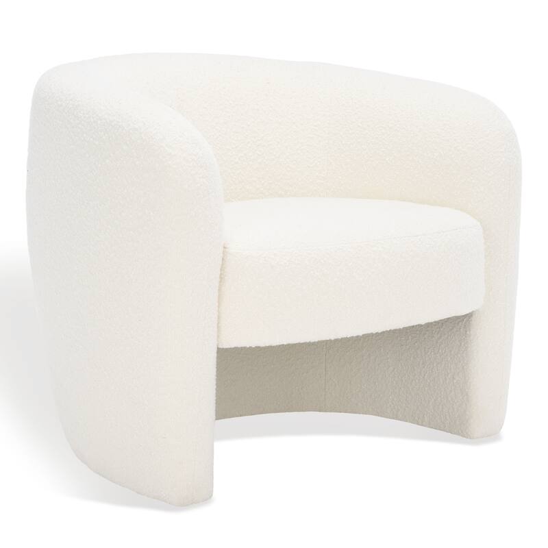 SAFAVIEH Couture Sangita Barrel Back Accent Chair - 35" W x 31" D x 30" H - 35Wx31Dx30H