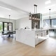 preview thumbnail 8 of 15, Aulia Modern 5-Light Crystal Chandelier Linear Black Kitchen Island Lights - L 45.6" x D 4.5" x H 15.5"