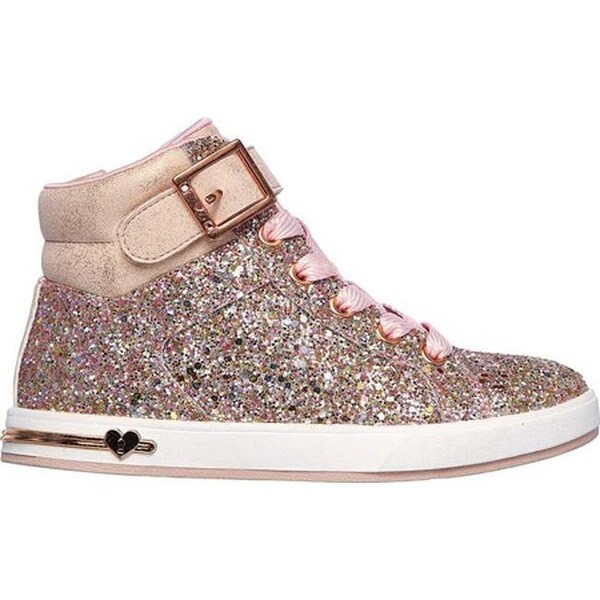 girls sparkly high tops