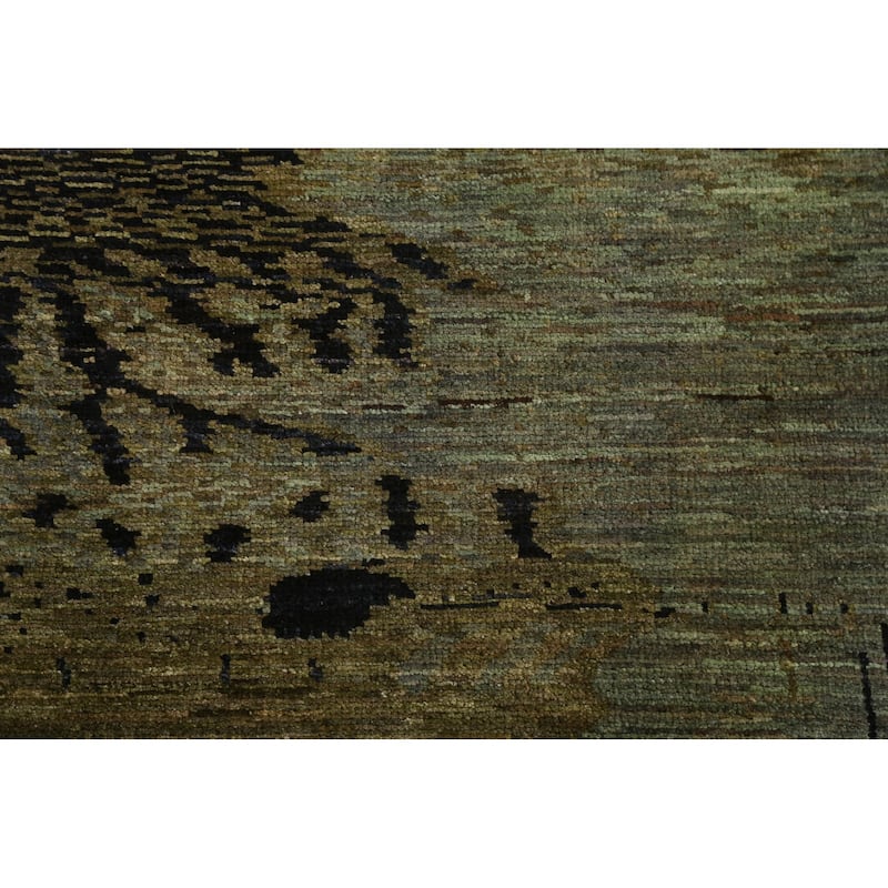 Abstract Design Gabbeh Persian Wool Area Rug Handmade Bedroom Carpet - 5'6" x 8'0"