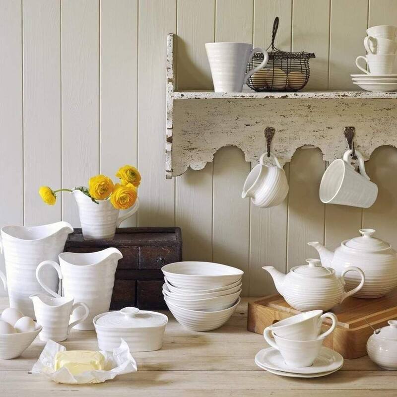Portmeirion Sophie Conran White Small Pitcher - 0.5 Pint