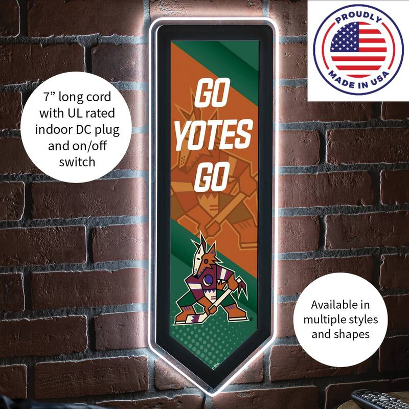 Arizona Coyotes LED Lighted Sign