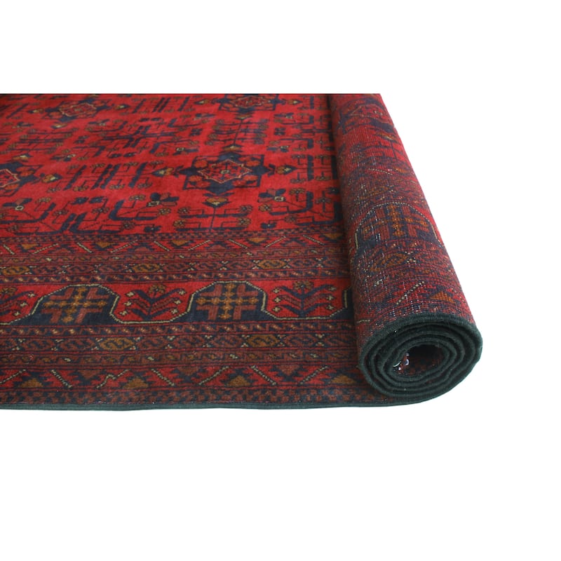 Khal Mohammadi Ladan Red/Navy Rug - 8'3" x 11'3"