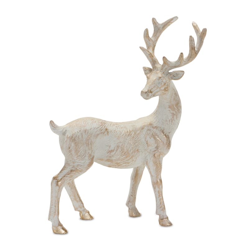 Deer Christmas Figurines - 5.25" - Set of 6