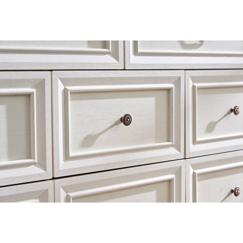 Rustic Rustic Chest of 8 Drawer Dresser Chest