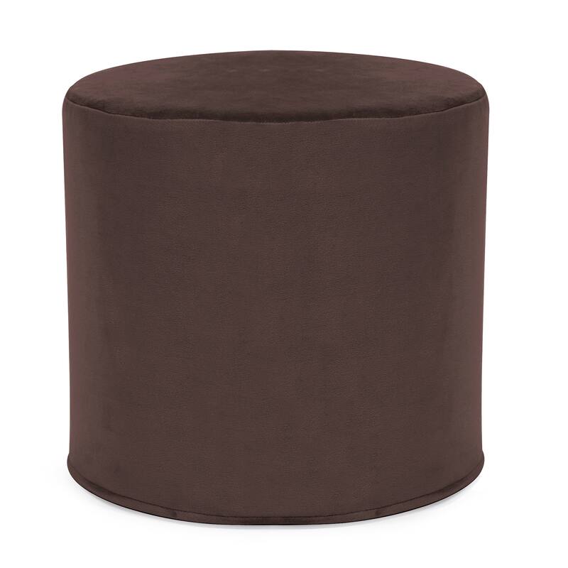 Allan Andrews No Tip Cylinder Ottoman with Cover, Bella Collection