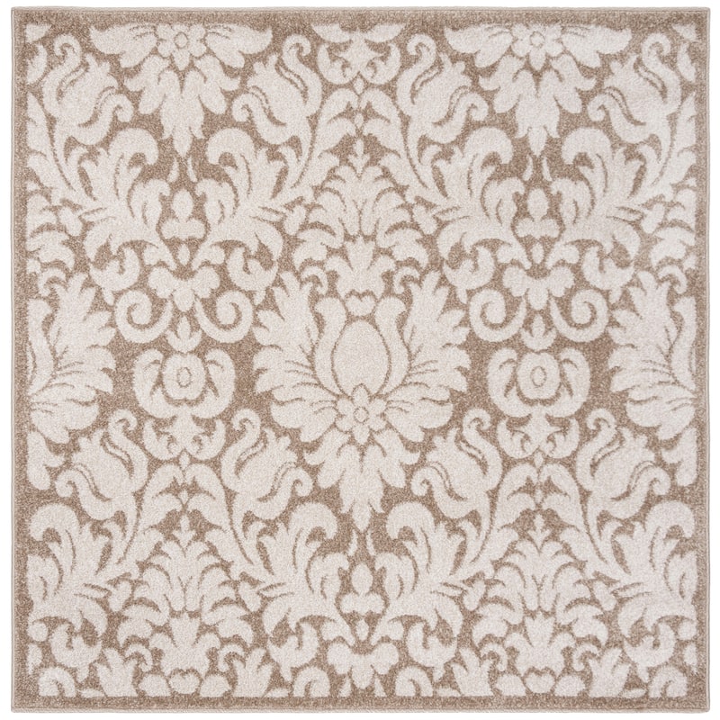 SAFAVIEH Amherst Asseline Modern Rug - 5' Square - Wheat/Beige
