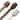 InStyleDesign Moyra 1 inch Faux Wood Curtain Rod