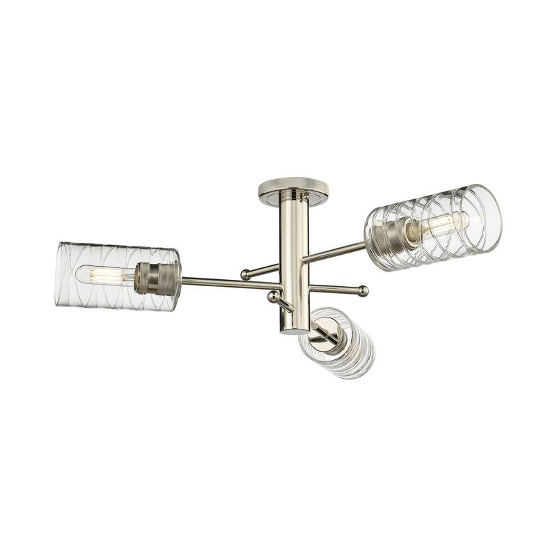 Innovations Lighting Crown Point - 3 Light 7" Flush Mount