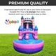 preview thumbnail 2 of 3, Pogo Bounce House Crossover Kids Inflatable Water Slide, Pink Unicorn with Blower, 15 ft