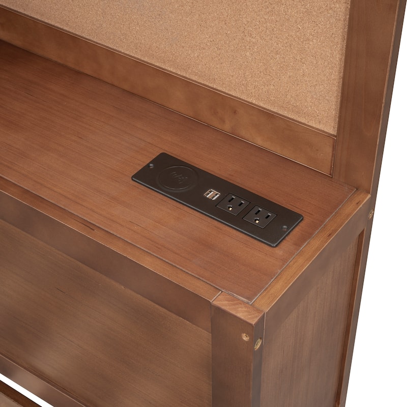 Wooden Daybed with 3 Storage Drawers