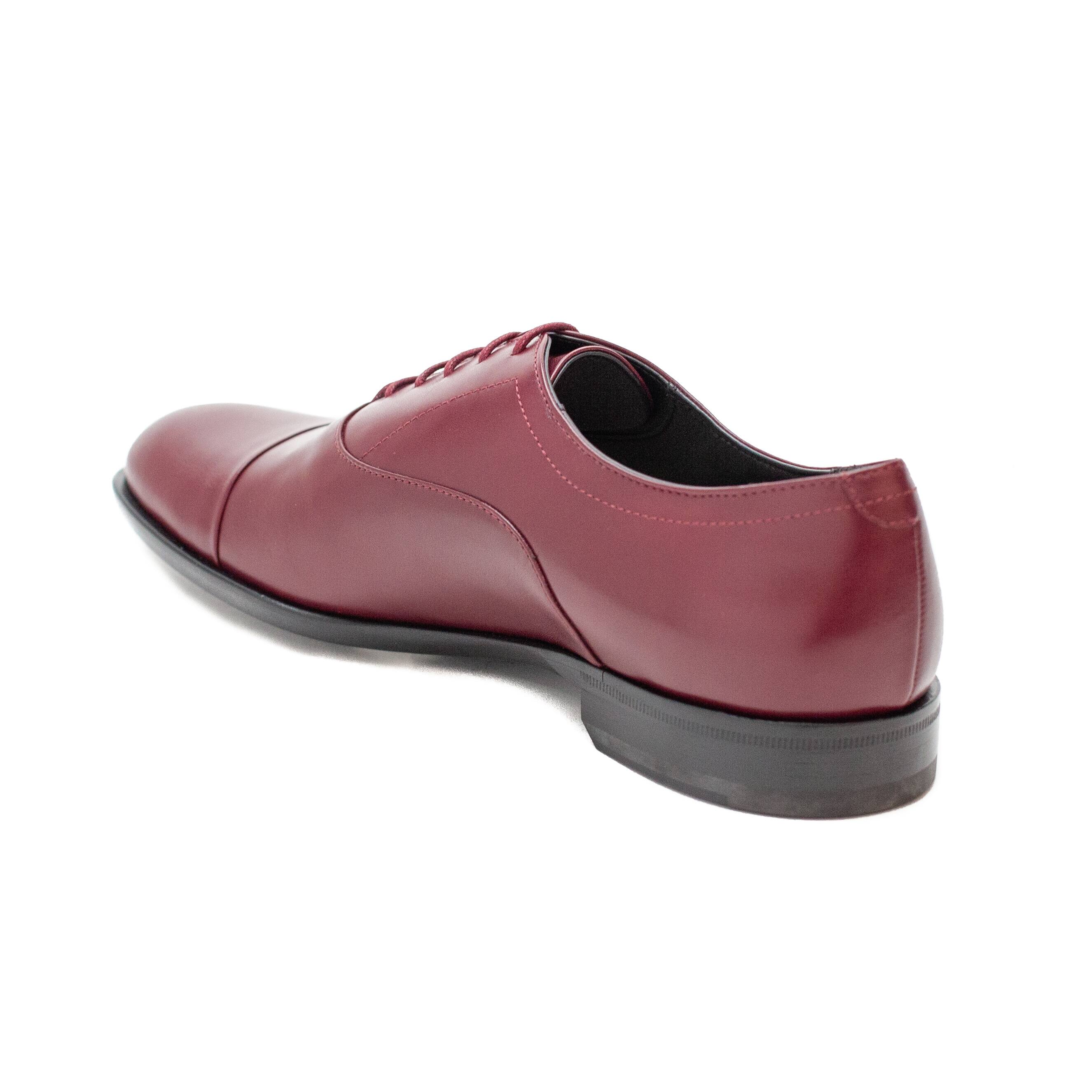 burgundy versace loafers