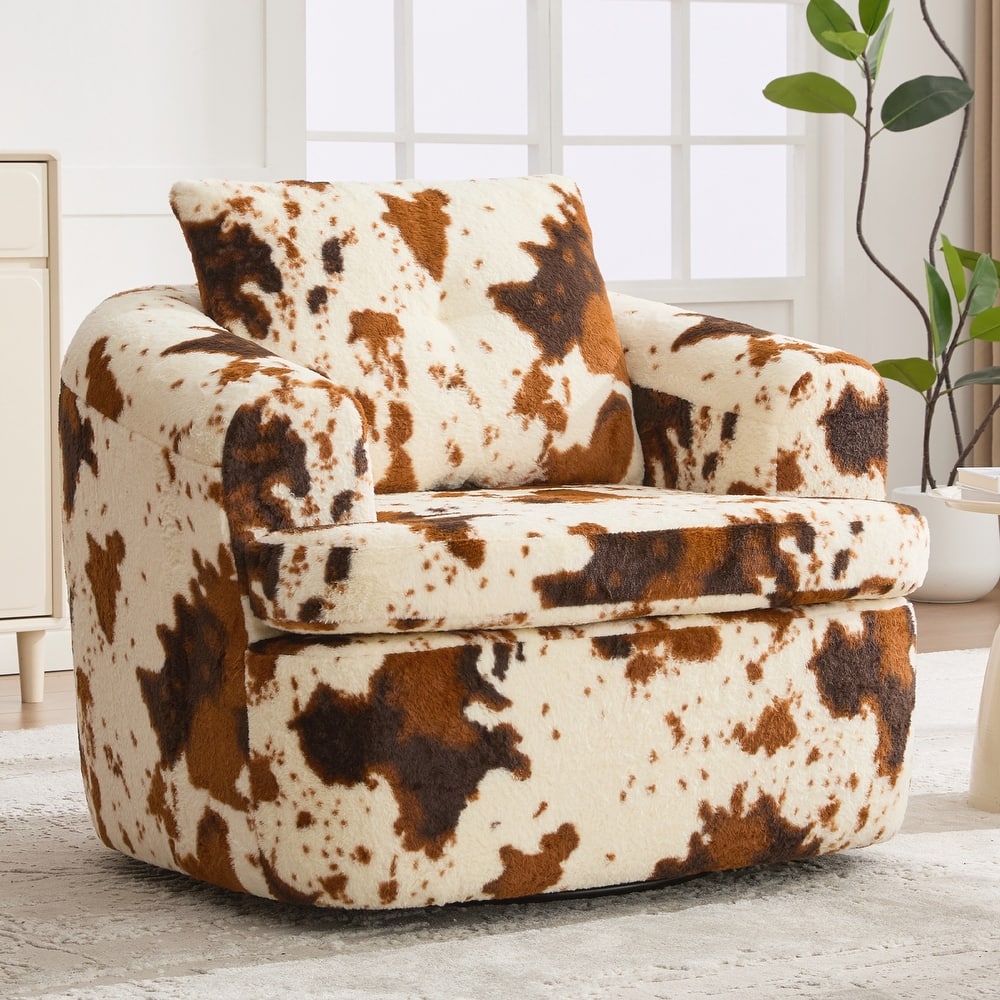 360° Swivel Sofa Chair Accent Barrel Chair for Living Room