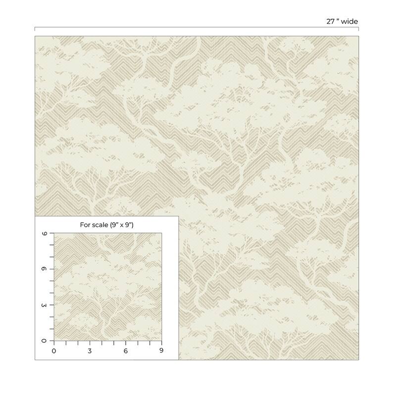 Seabrook Designs Nara Stringcloth Unpasted Wallpaper