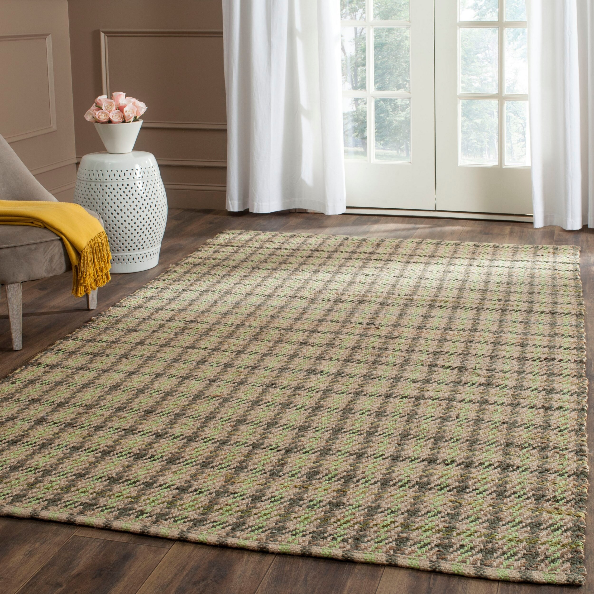 Safavieh Cape Cod 8 X 10 Hand Woven Rug In Green And Natural For Sale Online Ebay