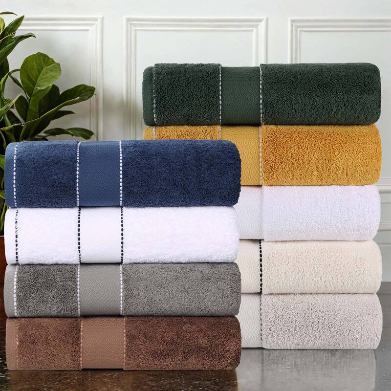 Superior Niles Cotton Ultra-Plush Absorbent Bath Sheets, Set of 2