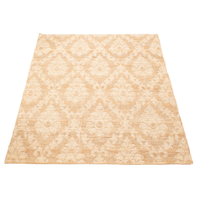 ECARPETGALLERY Flat-Weave Palas Denizli Tan Jute Kilim - 5'4 x 7'5