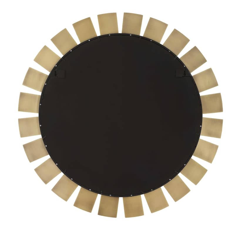 Uttermost 08263 Toluca 45" Sunburst Beveled Metal Framed Accent Mirror