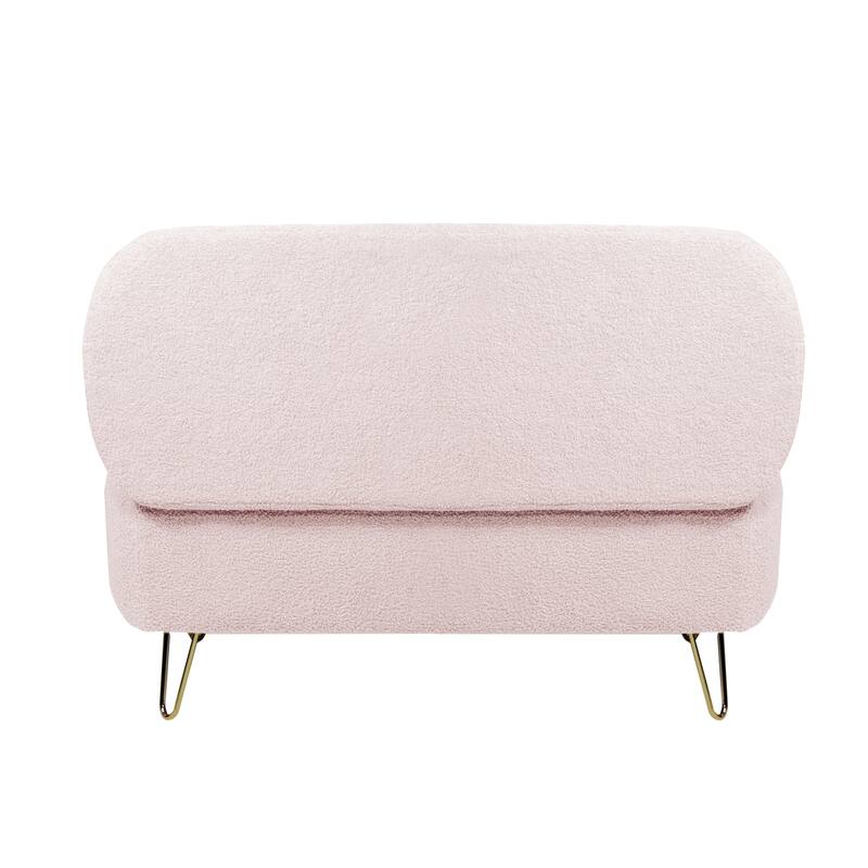 Chic Faux Fur Bench Lift-Top Storage for Bedroom & Living Room