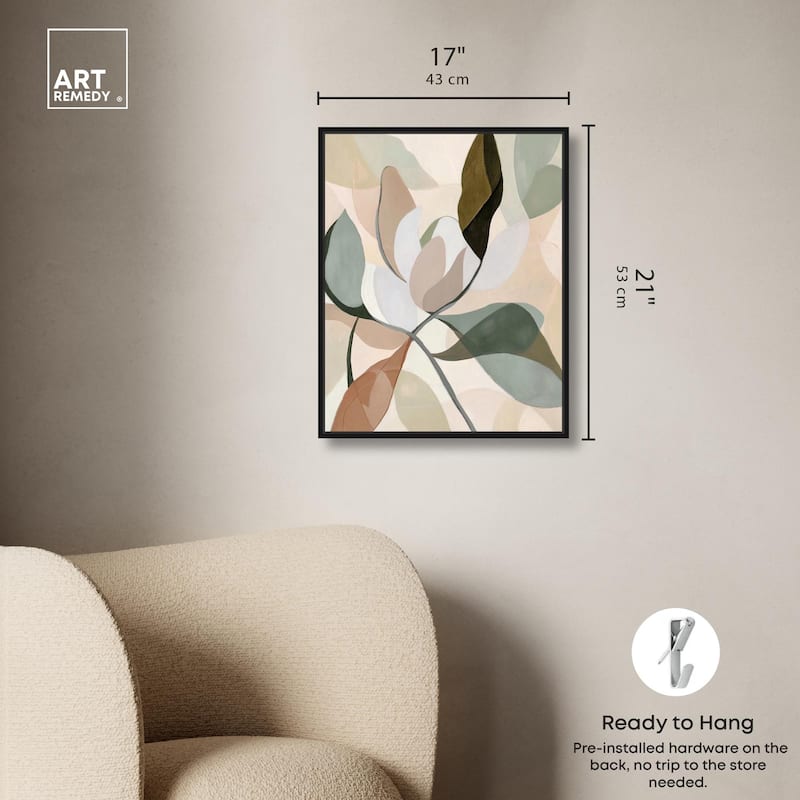 Leaf Prints II Canvas by Art Remedy