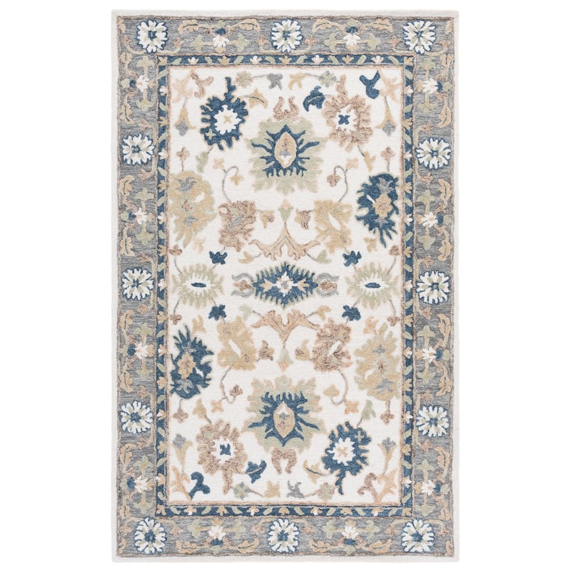 SAFAVIEH Handmade Ebony Viktorya Wool Rug