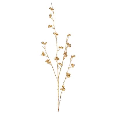 Glittered Berry Artificial Christmas Twig Sprays - 41" - Set of 6