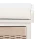 preview thumbnail 8 of 12, SAFAVIEH Landers 2-Drawer with Cushion Storage Bench - 32.3" W x 15" L x 19" H