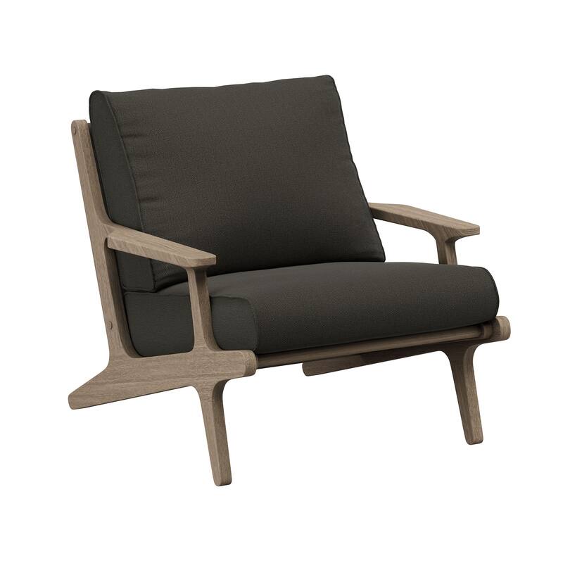 Saratoga 4-Piece Outdoor Patio Teak Wood Furniture Set