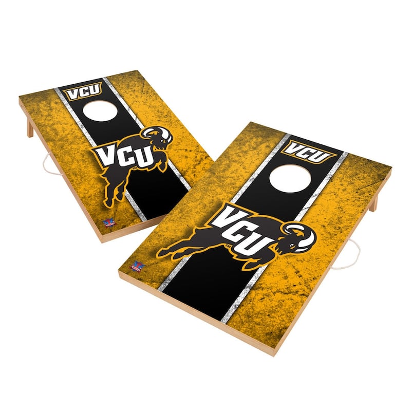Vintage Virginia Commonwealth University Rams VCU Regulation 2x4 Cornhole Set