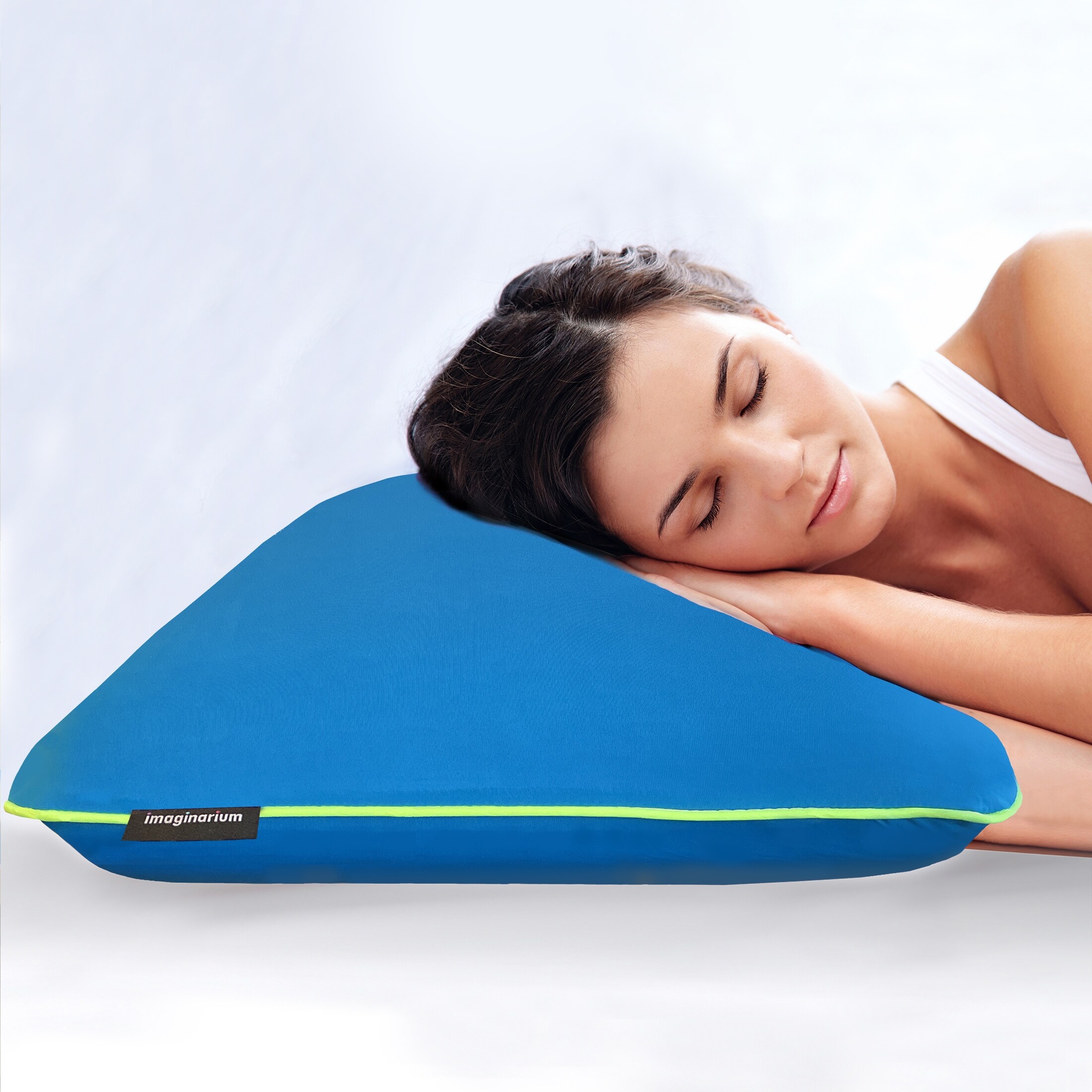 Imaginarium Memory Foam Fun Pillow with Cool to the Touch Cover Standard Queen Cosmic Blue 2 Pack Cosmic Blue