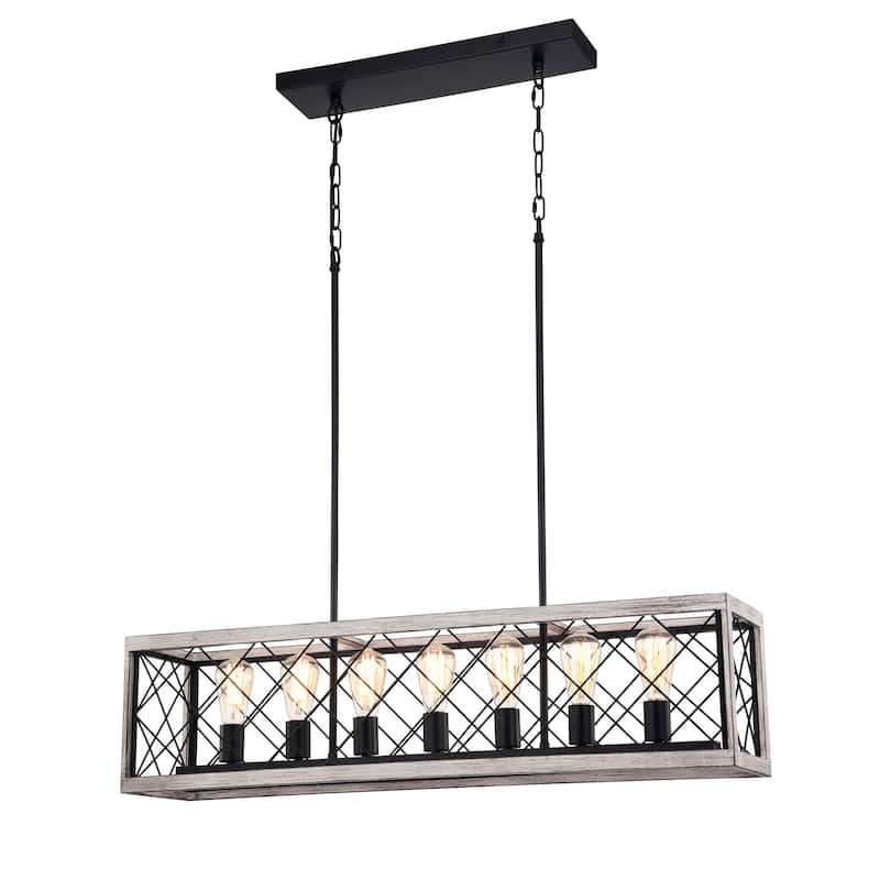 Twinkle 40 Inch Farmhouse Kitchen Island Pendant Ceiling Light