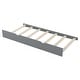 preview thumbnail 14 of 14, Full Size Wood Platform Bed with Trundle, Shelves and Storage Headboard, White
