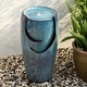 preview thumbnail 76 of 84, Glitzhome 30"H Oversized LED Ceramic Pot Fountain for Outdoor Garden